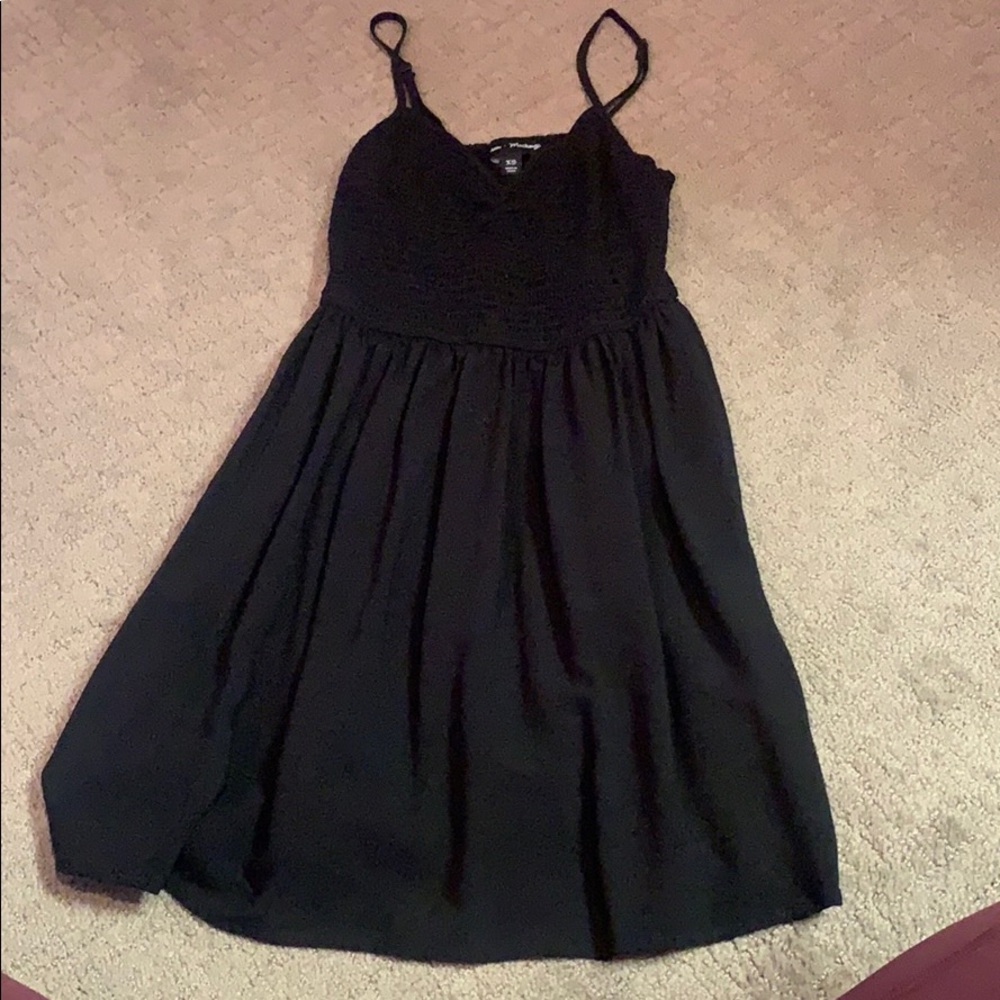 Adorable mason+Mackenzie black mini dress